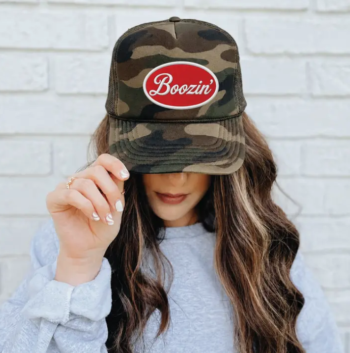 Boozin’ in the Backwoods Trucker Hat