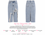 Ripped & Rowdy Denim Max skirt