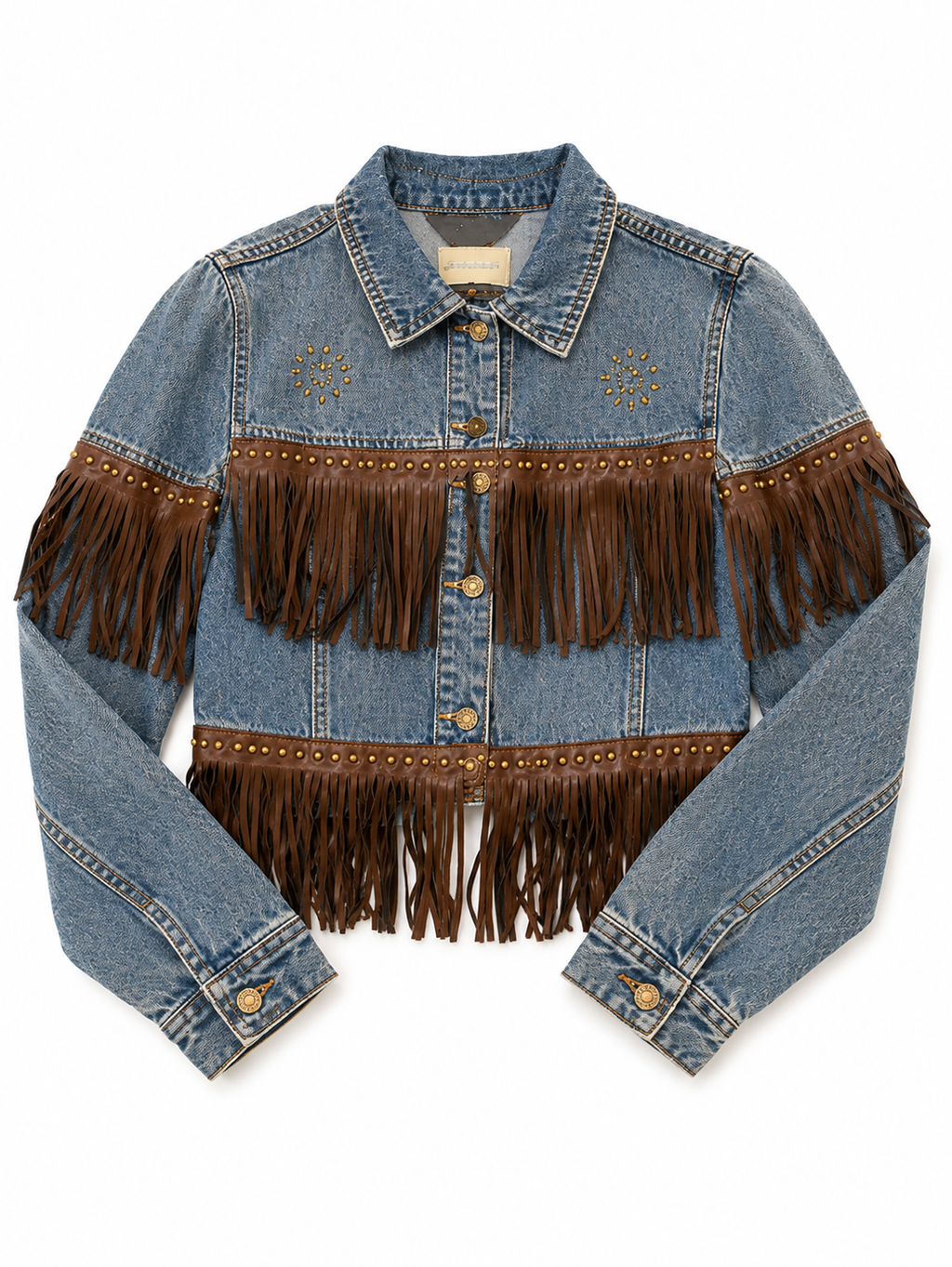 Wild Heart Fringe Denim Jacket
