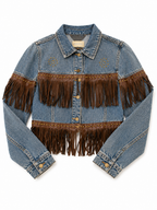 Wild Heart Fringe Denim Jacket