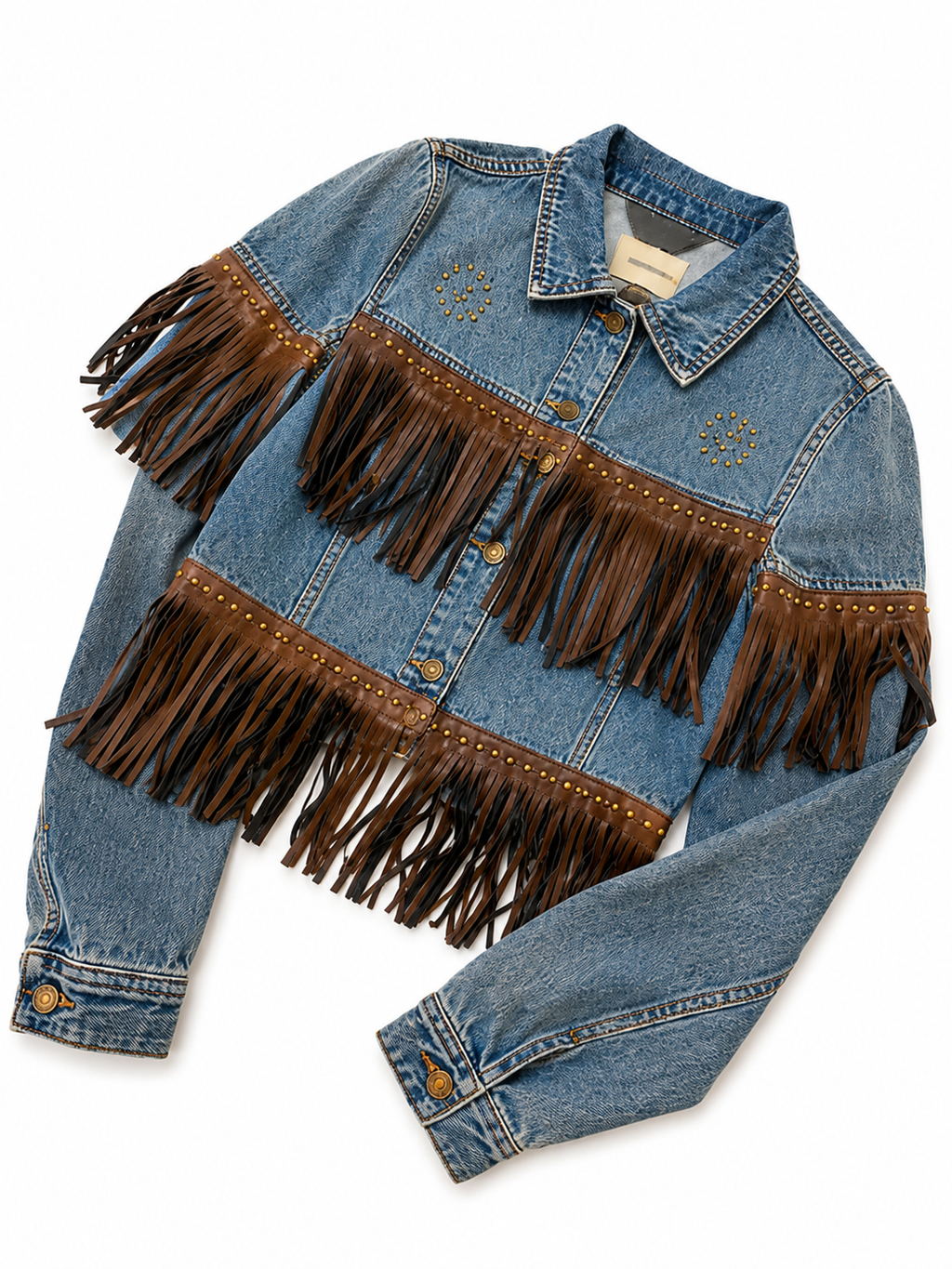 Wild Heart Fringe Denim Jacket