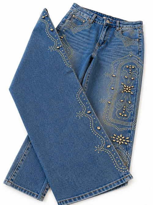 Rhinestone Diva Denim