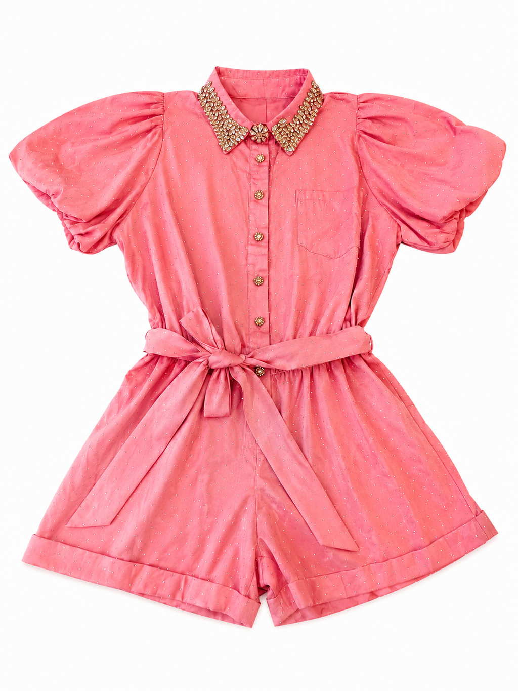 Blush & Sparkle Romper