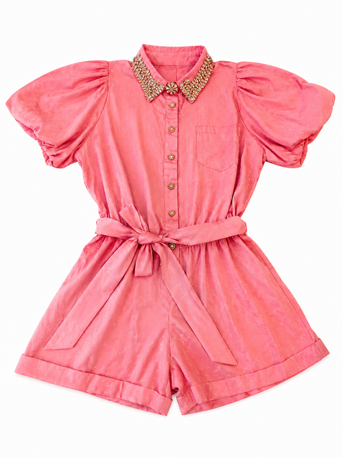 Blush & Sparkle Romper