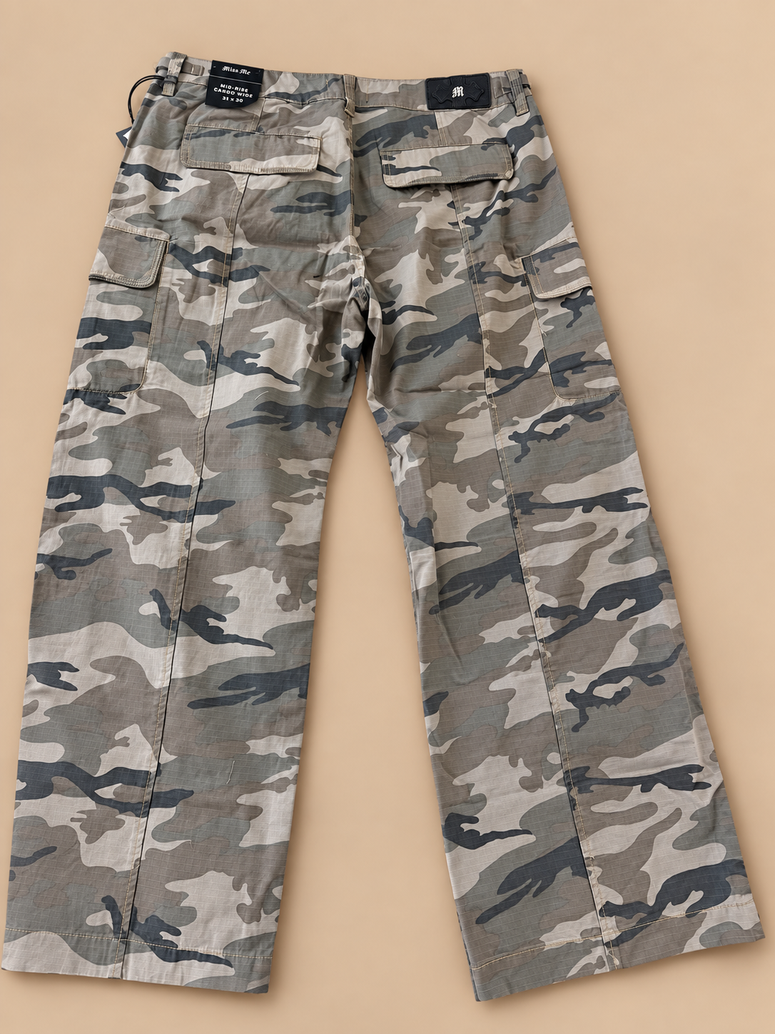 Miss Me Camo Barrel Leg (mid rise)
