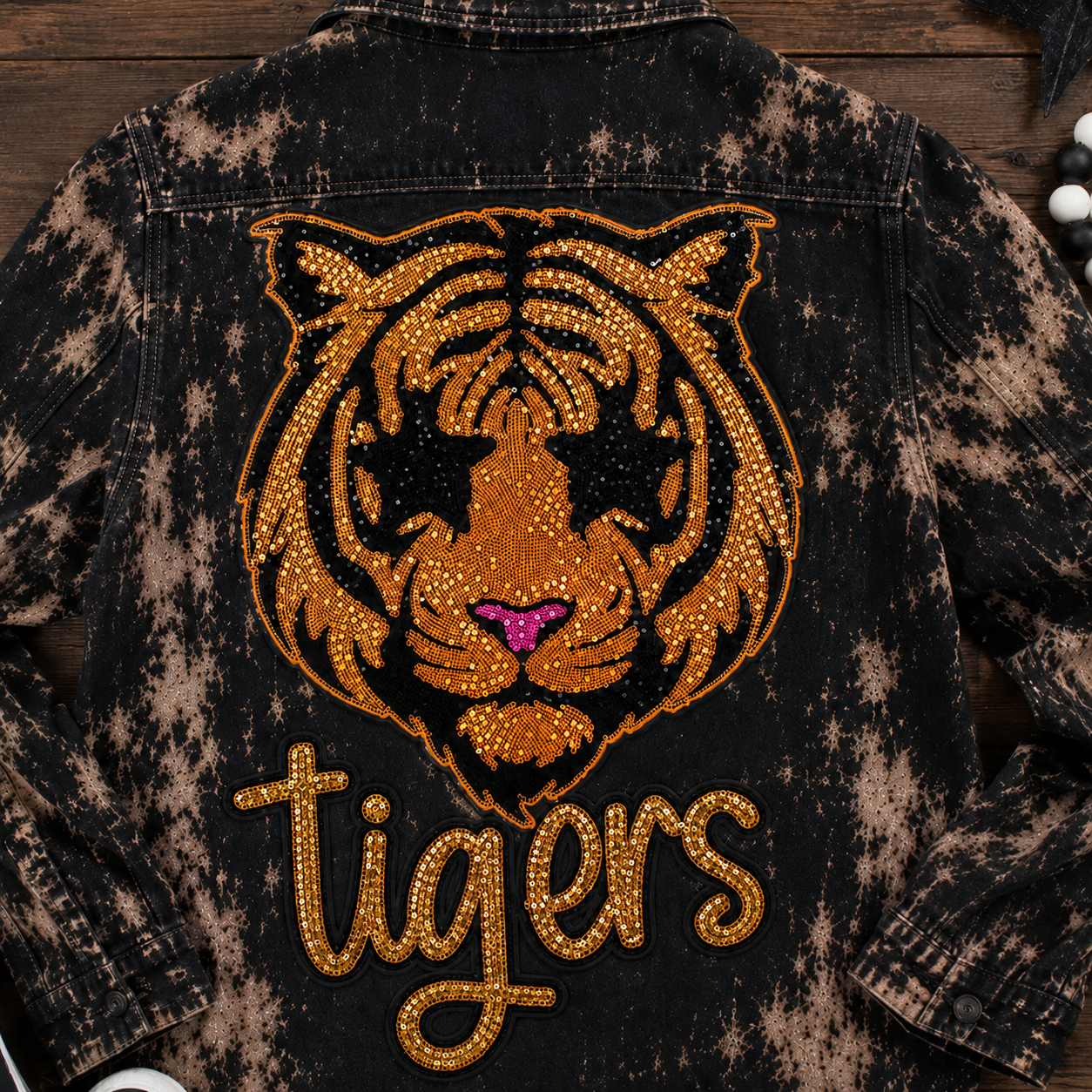 Fierce & Fearless Repurposed Tiger Flannel