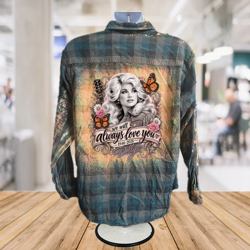 Forever Dolly Tribute Flannel