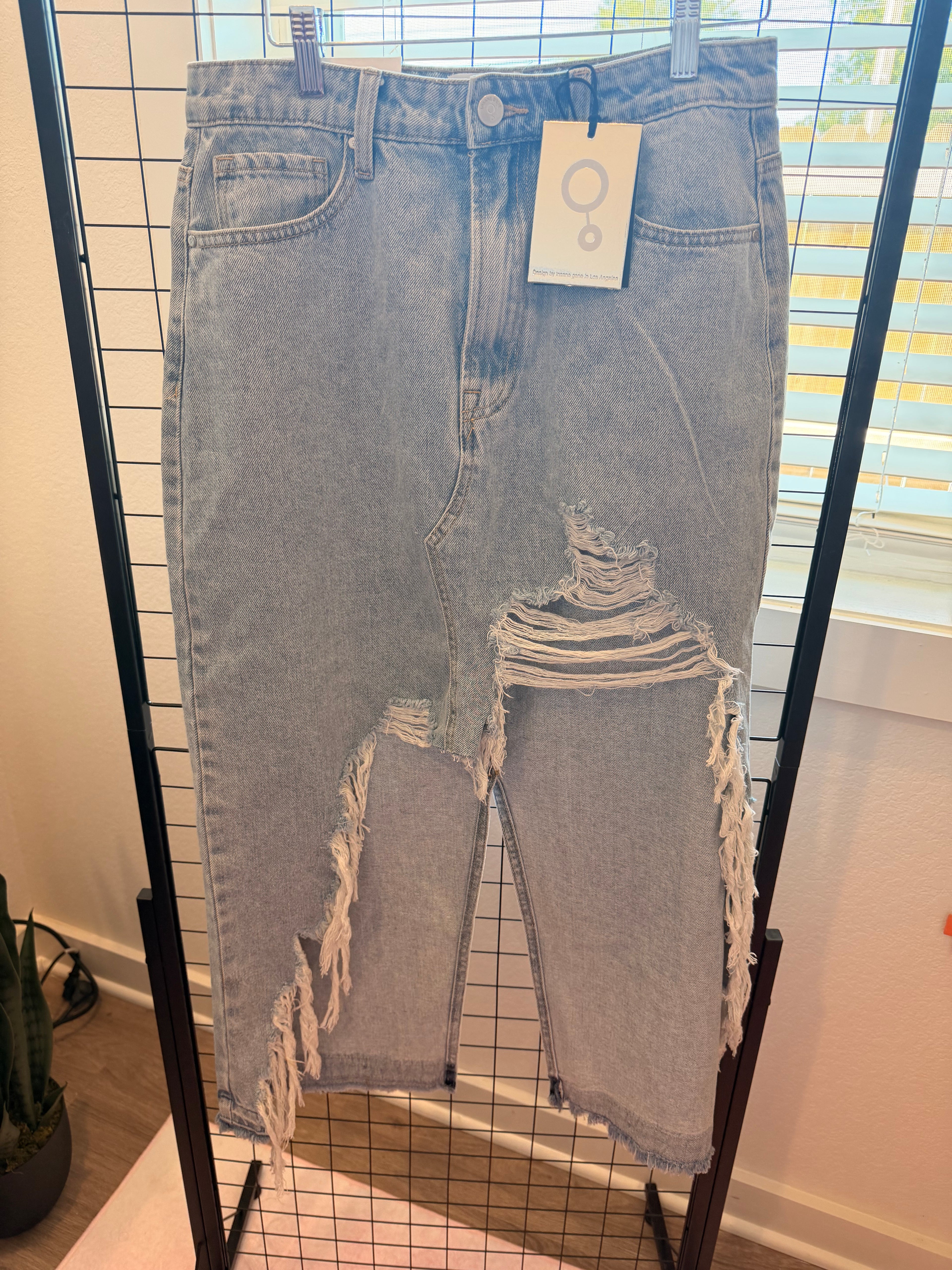 Ripped & Rowdy Denim Max skirt