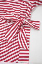 Red, White & Beautiful Mini Dress