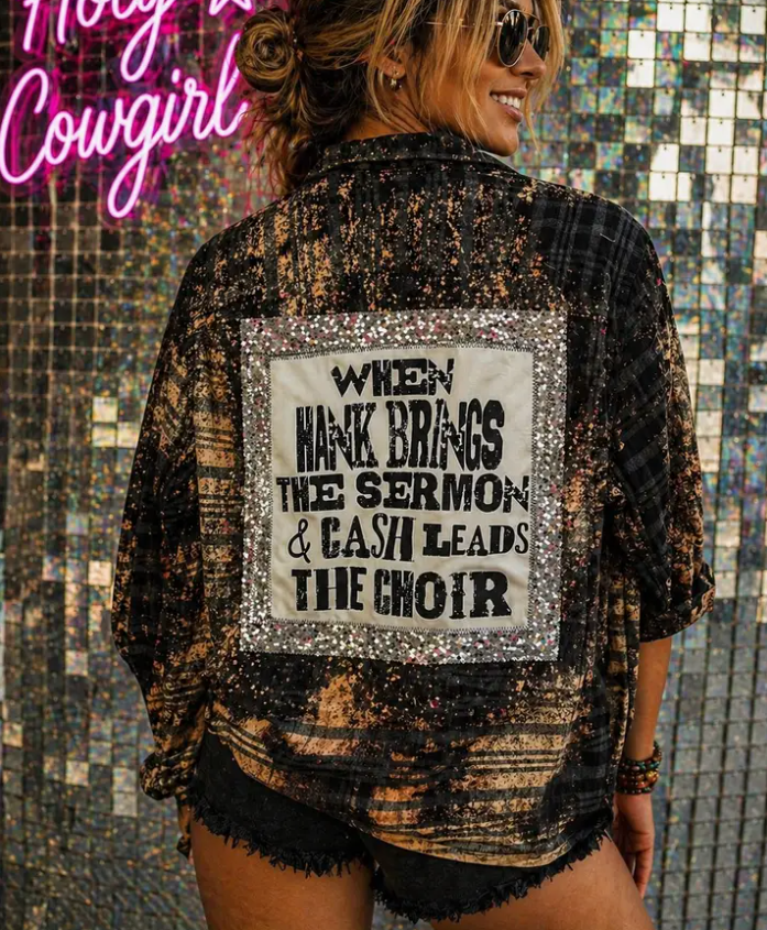 Outlaw Gospel Repurposed Flannel