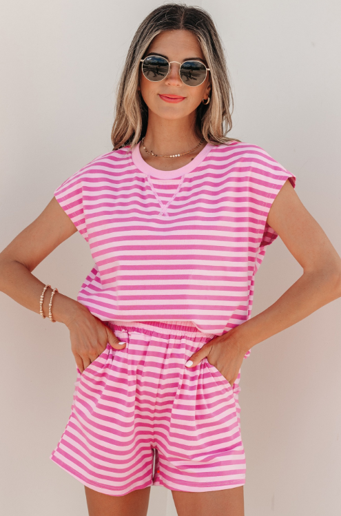 Pretty in Pink Short Set