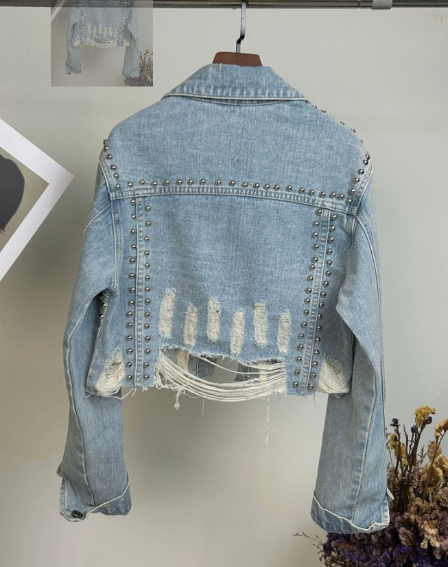 Studded & Sassy Denim Jacket