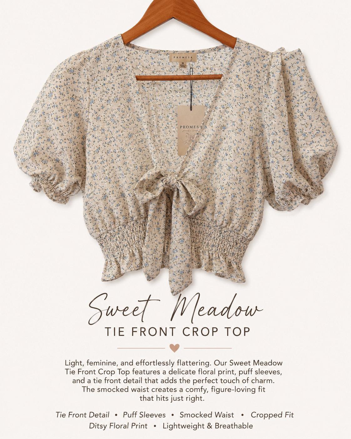 Sweet Meadow Crop Top