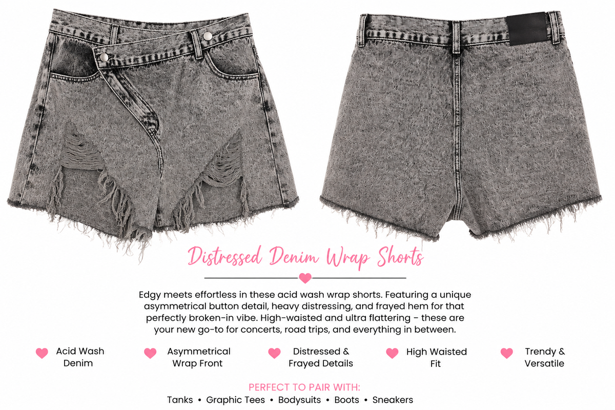 Trouble Maker Denim shorts