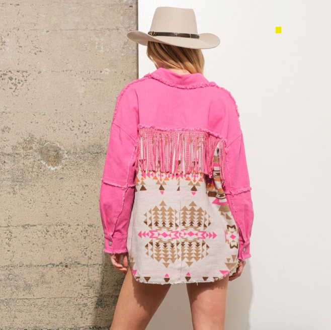 Wild at Heart Fringe Shacket