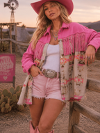 Wild at Heart Fringe Shacket