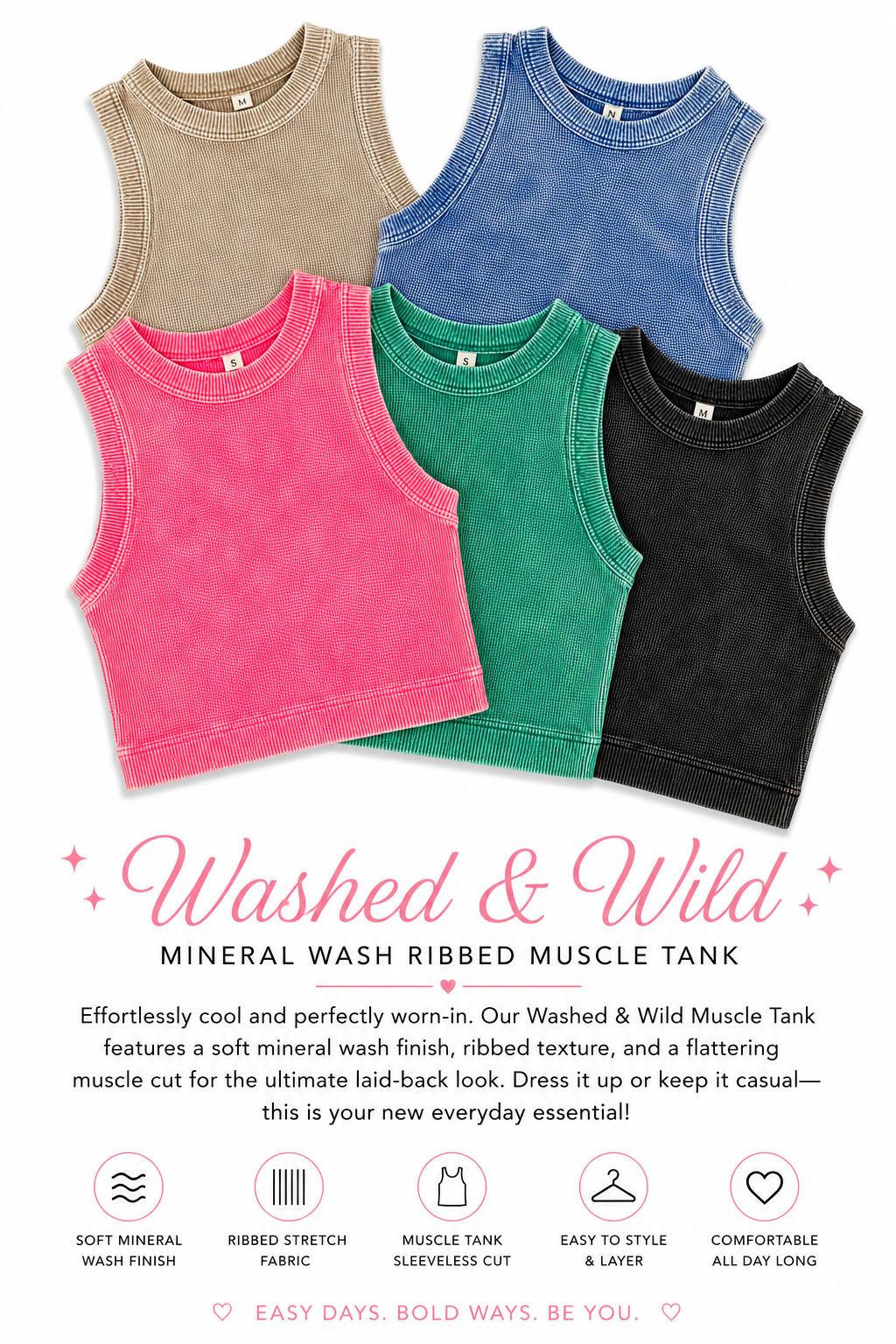 Washed & Wild Tank