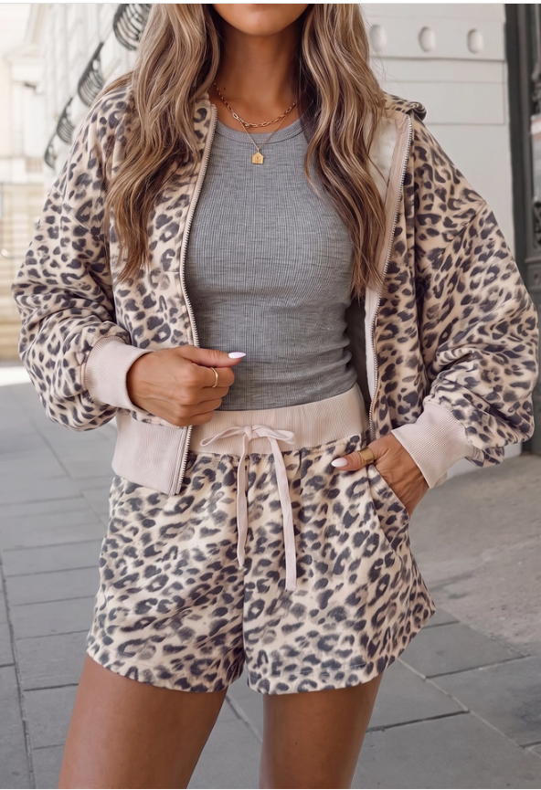 Wild Side Leopard Lounge Set