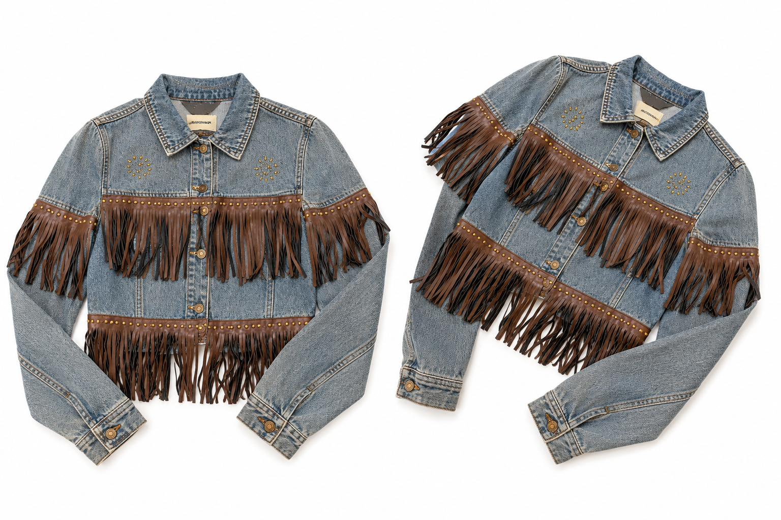 Wild West Wanderer Cropped Denim Jacket